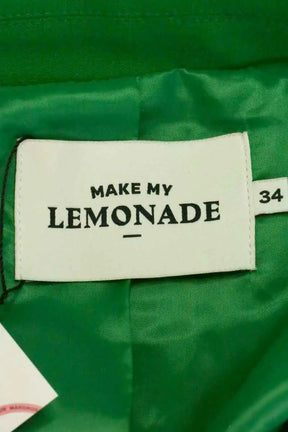 Manteau Make My Lemonade Vert en Synthétique