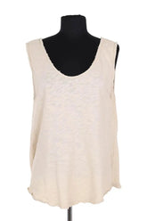 Top sans manche American Vintage Beige en Coton, taille L - Seconde Main