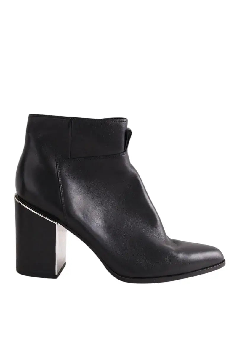 Bottines à talons Kenzo Noir en Cuir, taille 40 - Seconde Main