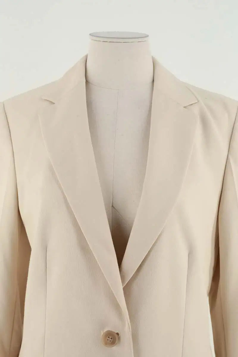 Blazer Calvin Klein Beige en Synthétique