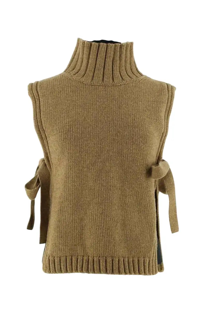 Pull Soeur Kaki en Laine, taille TU - Seconde Main