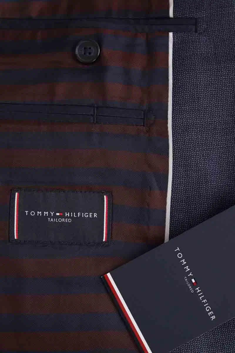 Veste Tommy Hilfiger Bleu en Coton