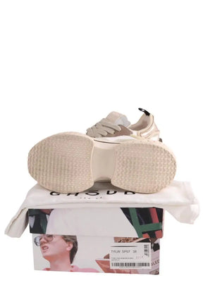 Baskets Ghoud Beige en Cuir