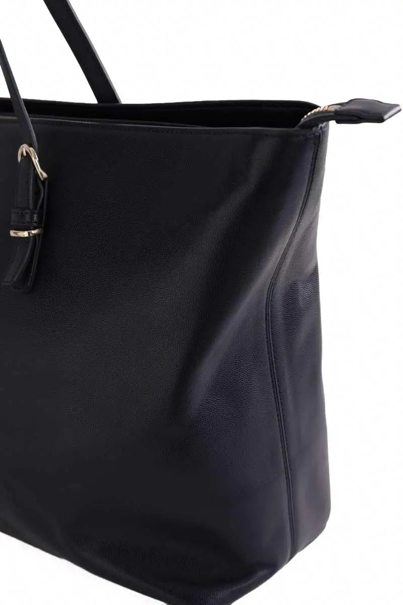 Cabas Tommy Hilfiger Marine en Cuir