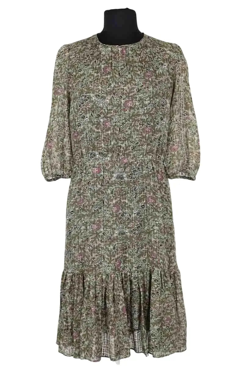 Robe Vanessa Bruno Vert en Soie, taille S - Seconde Main