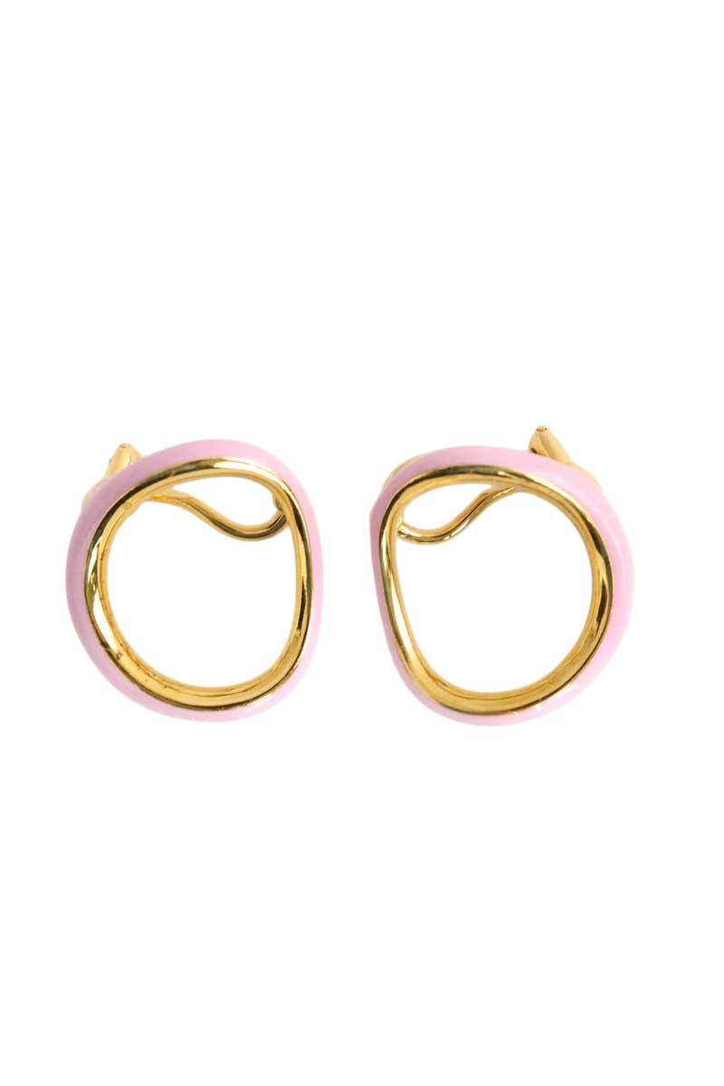 Boucles d'oreilles Charlotte Chesnais  Rose