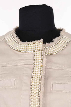 Veste Liu Jo Beige en Coton