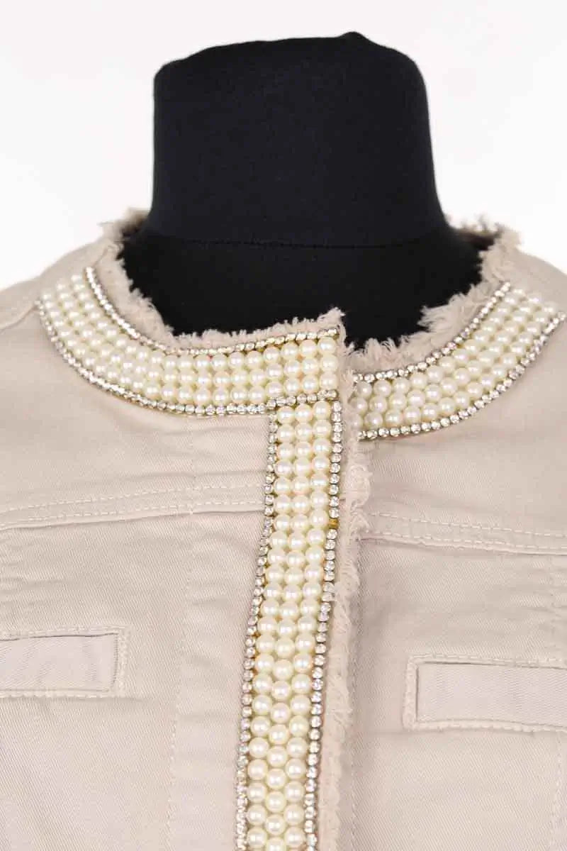 Veste Liu Jo Beige en Coton