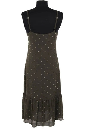 Robe Michael Kors Kaki en Synthétique