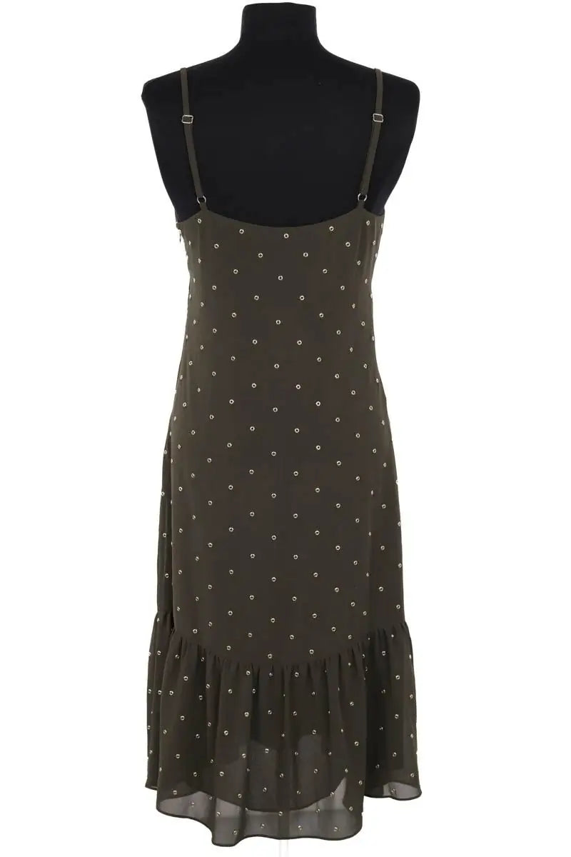 Robe Michael Kors Kaki en Synthétique