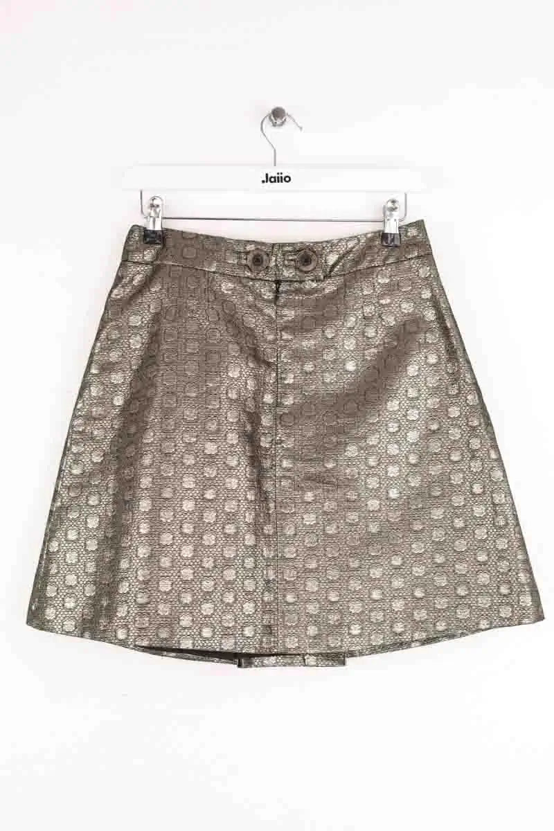 Mini jupe See By Chloé Doré en Synthétique