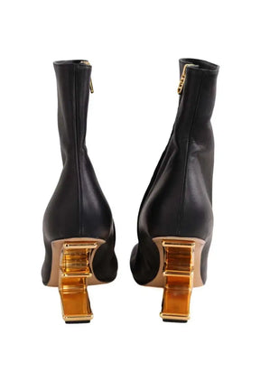 Boots Fendi Noir en Cuir
