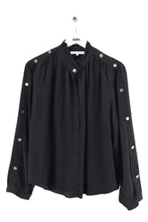 Blouse Gerard Darel Noir en Viscose, taille L - Seconde Main