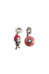 Lot de 2 charms  Pandora Multicolore en Argent, taille  - Seconde Main