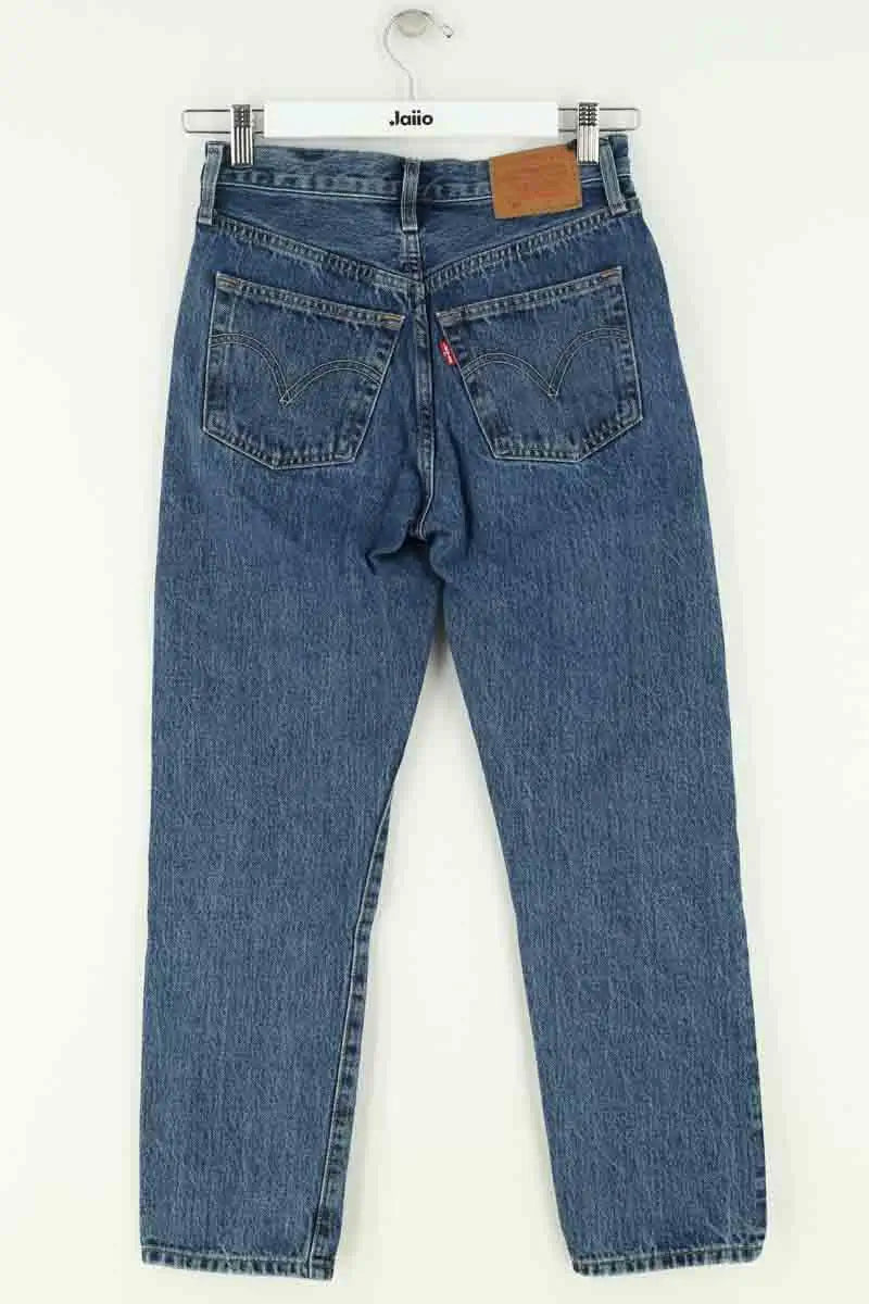 Jean droit W23 L26 Levi's 501 Bleu en Coton