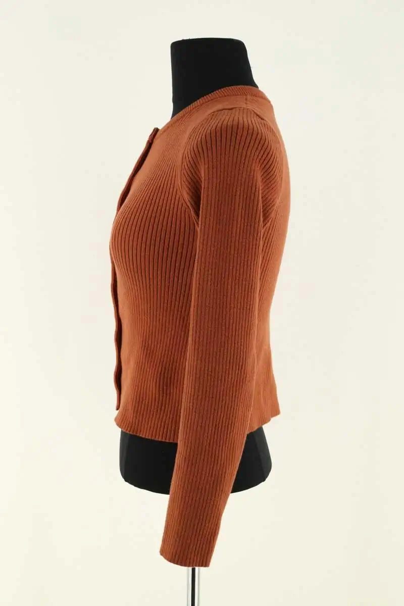 Cardigan Sézane Marron en Coton