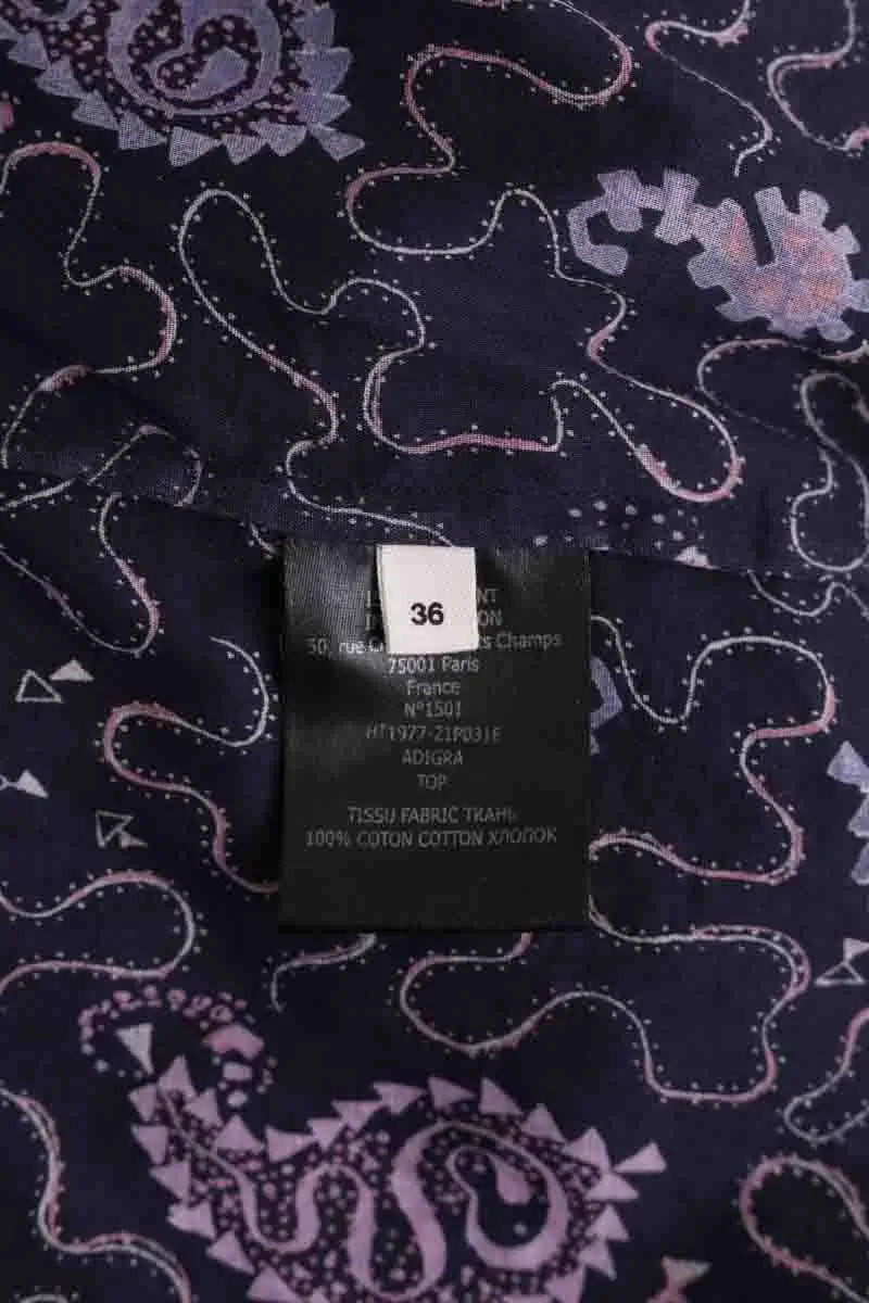 Blouse Isabel Marant Étoile Bleu en Coton