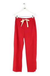 Pantalon large Max Mara Rouge en Coton, taille S - Seconde Main