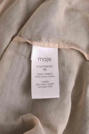 Blouse Maje Noir en Coton
