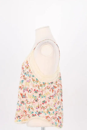 Top sans manche Zadig & Voltaire Ecru en Soie