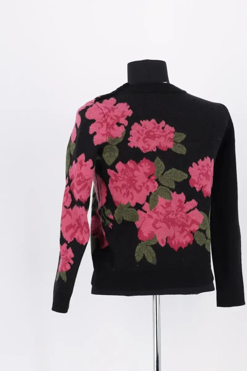 Pull Sézane Noir en Laine