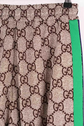 Pantalon Gucci Marron en Synthétique