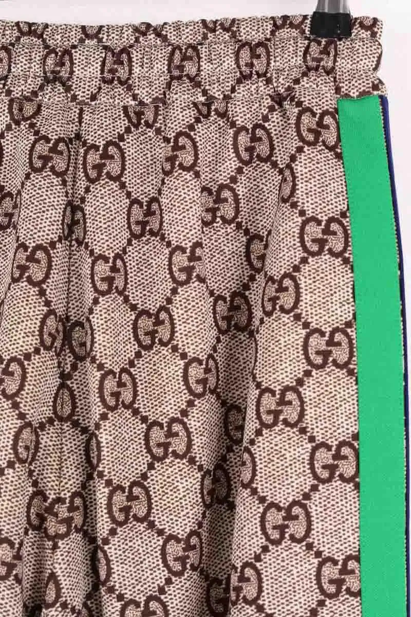 Pantalon Gucci Marron en Synthétique