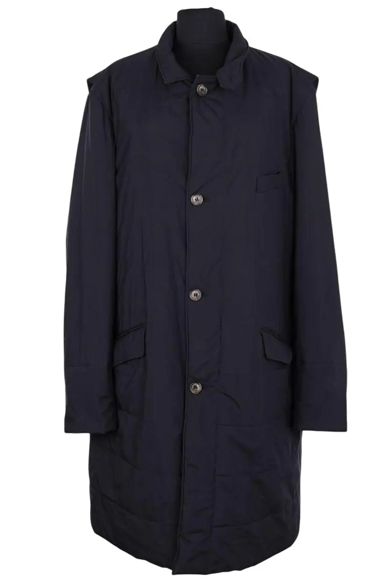 Manteau Loro Piana Bleu en Cachemire, taille XL - Seconde Main
