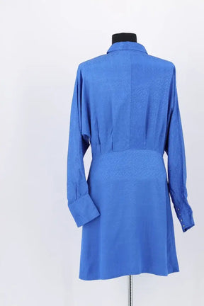 Robe Balzac Bleu en Viscose