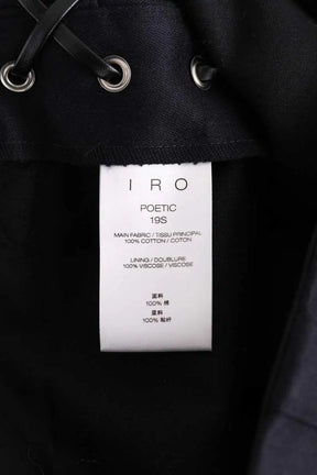 Mini short Iro Poetic Noir en Synthétique