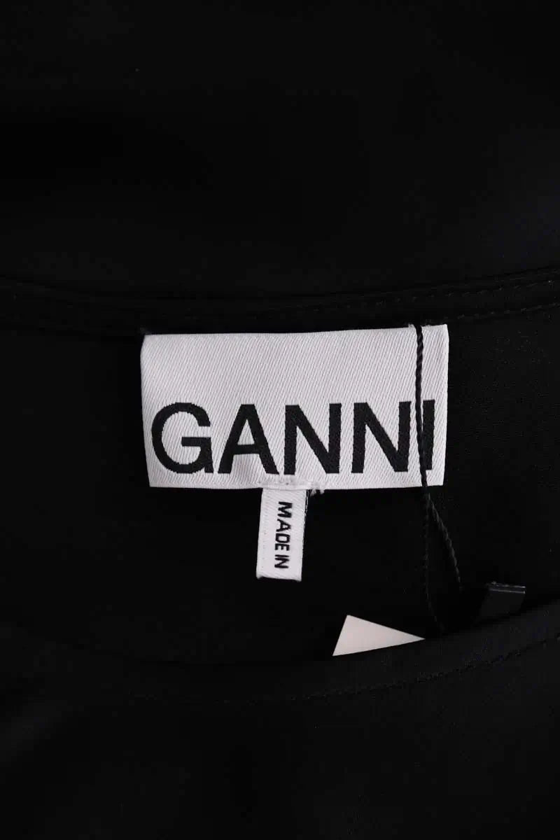 Robe Ganni Noir en Viscose