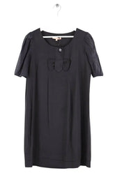 Robe Sandro Noir en Viscose, taille M - Seconde Main