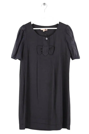 Robe Sandro Noir en Viscose, taille M - Seconde Main