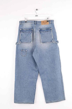 Jean large Moschino Bleu en Coton