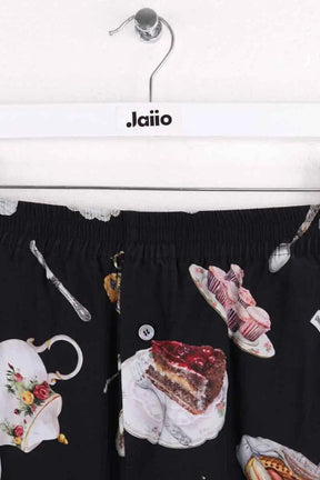 Pantalon Moschino Noir en Soie