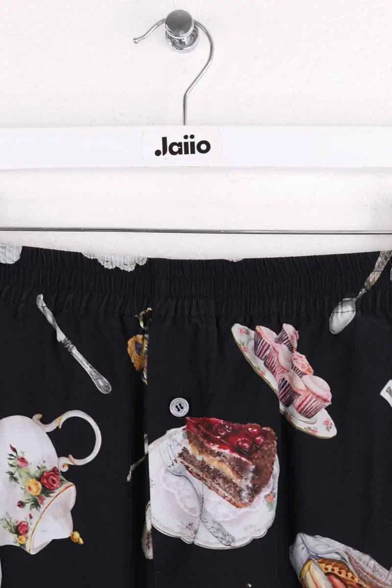 Pantalon Moschino Noir en Soie