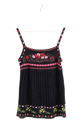 Top sans manche Kenzo Noir en Synthétique, taille L - Seconde Main