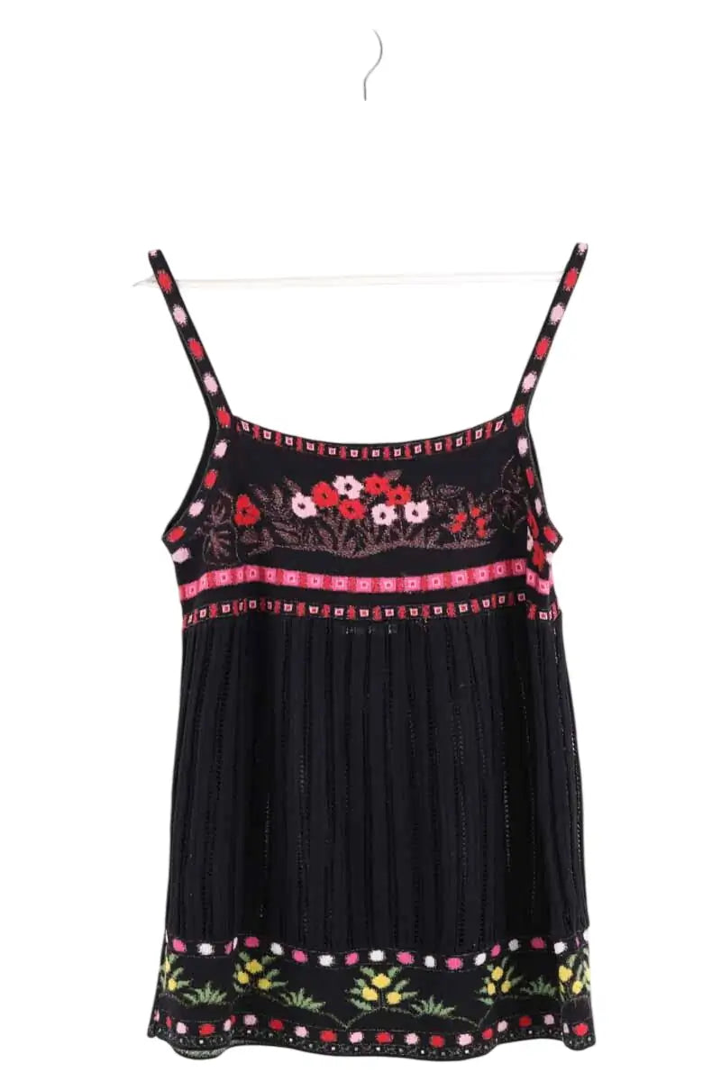 Top sans manche Kenzo Noir en Synthétique, taille L - Seconde Main