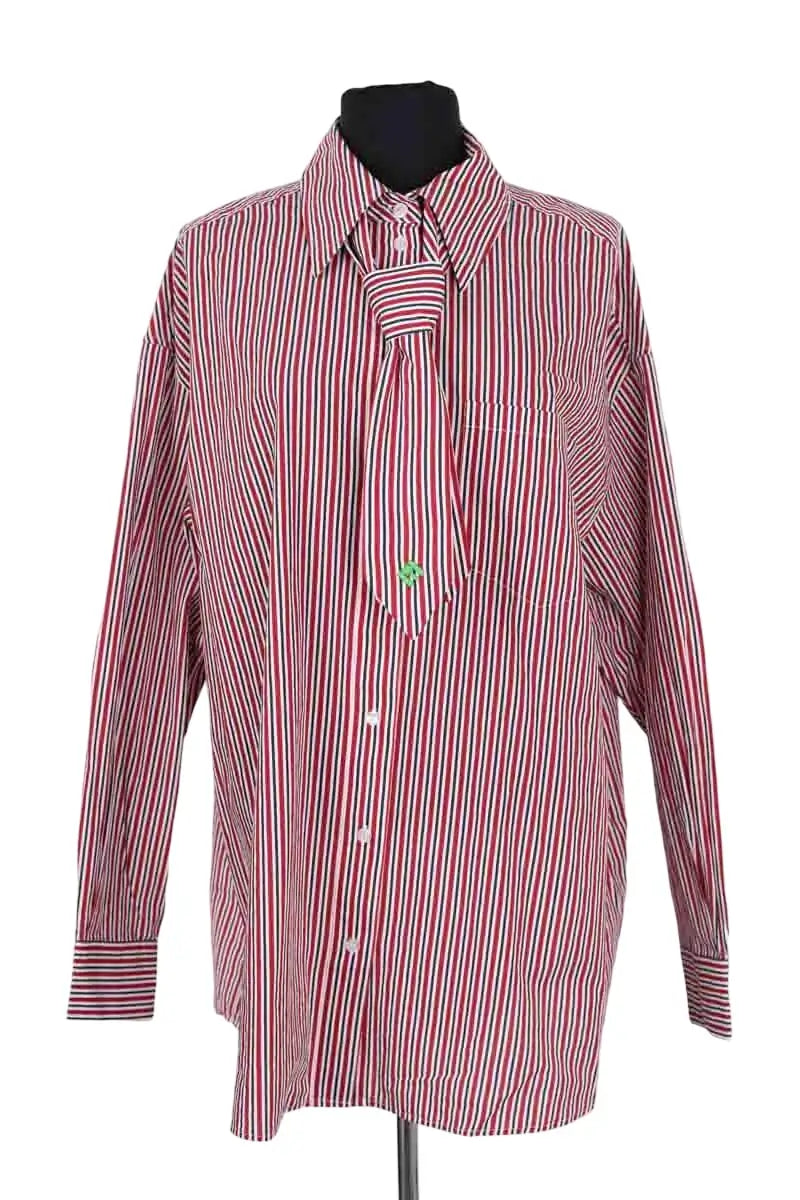 Chemise Essentiel Antwerp Rouge en Coton, taille M - Seconde Main