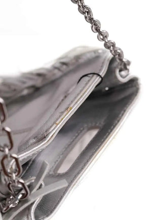Sac à bandoulière Maje Argent en Cuir