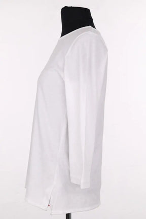 Top Majestic Filatures Blanc en Coton