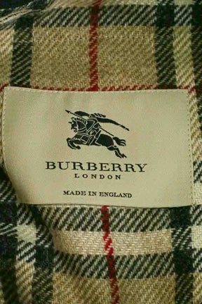 Trench-coat Burberry Beige en Synthétique