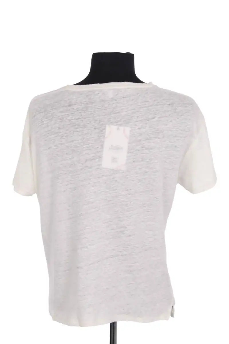 T-shirt Gerard Darel Blanc en Lin