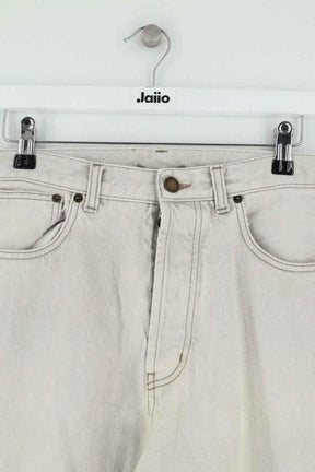 Jean droit Saint Laurent Gris en Coton