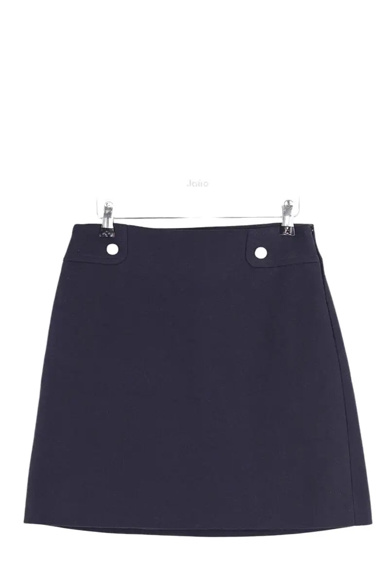 Jupe Claudie Pierlot Marine en Laine, taille M - Seconde Main
