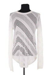 Top Iro Blanc en Viscose, taille S - Seconde Main