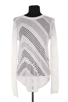 Top Iro Blanc en Viscose, taille S - Seconde Main
