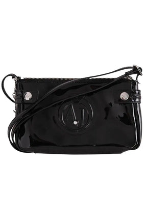 Mini sac Armani Jeans Noir en Cuir verni - Seconde Main