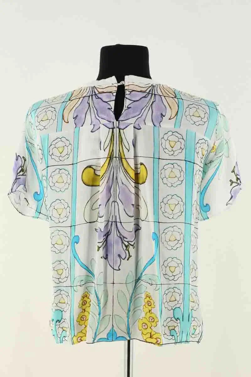 T-shirt Maje Blanc en Viscose