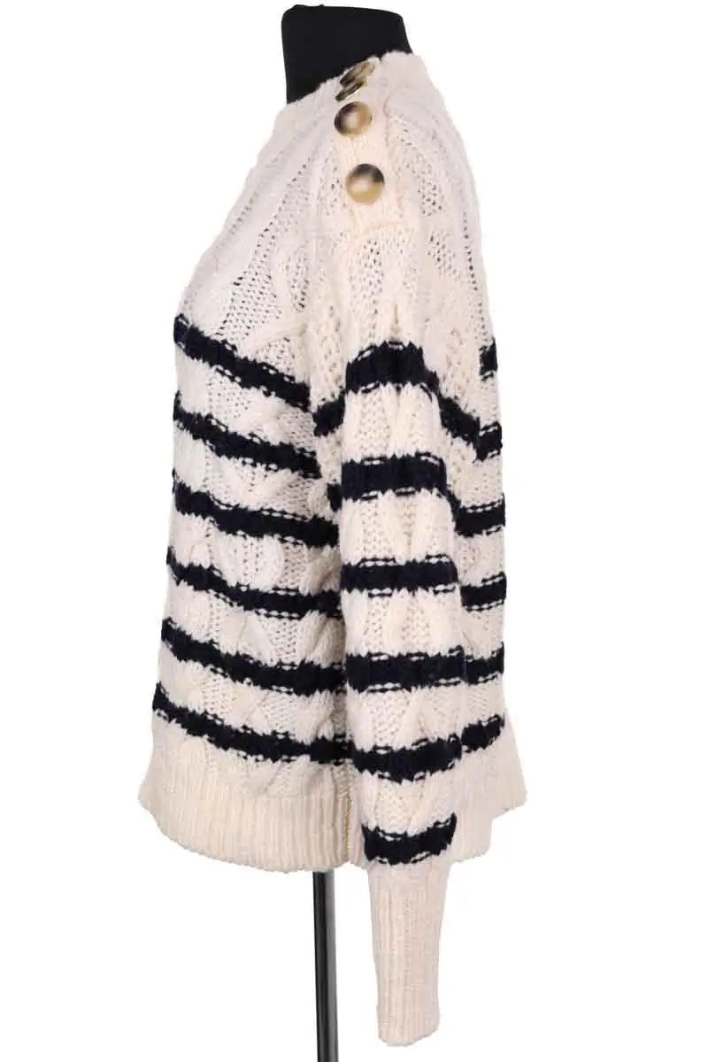 Pull Sézane Beige en Laine